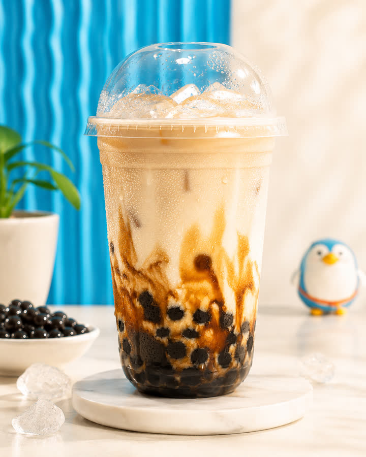 The Penguin Drink, a Bubble Tea Shop signature drink