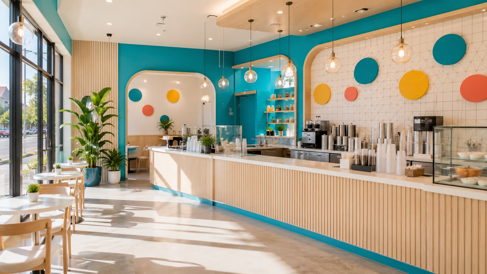 Inside the Bubble Tea Shop shop in Anytown